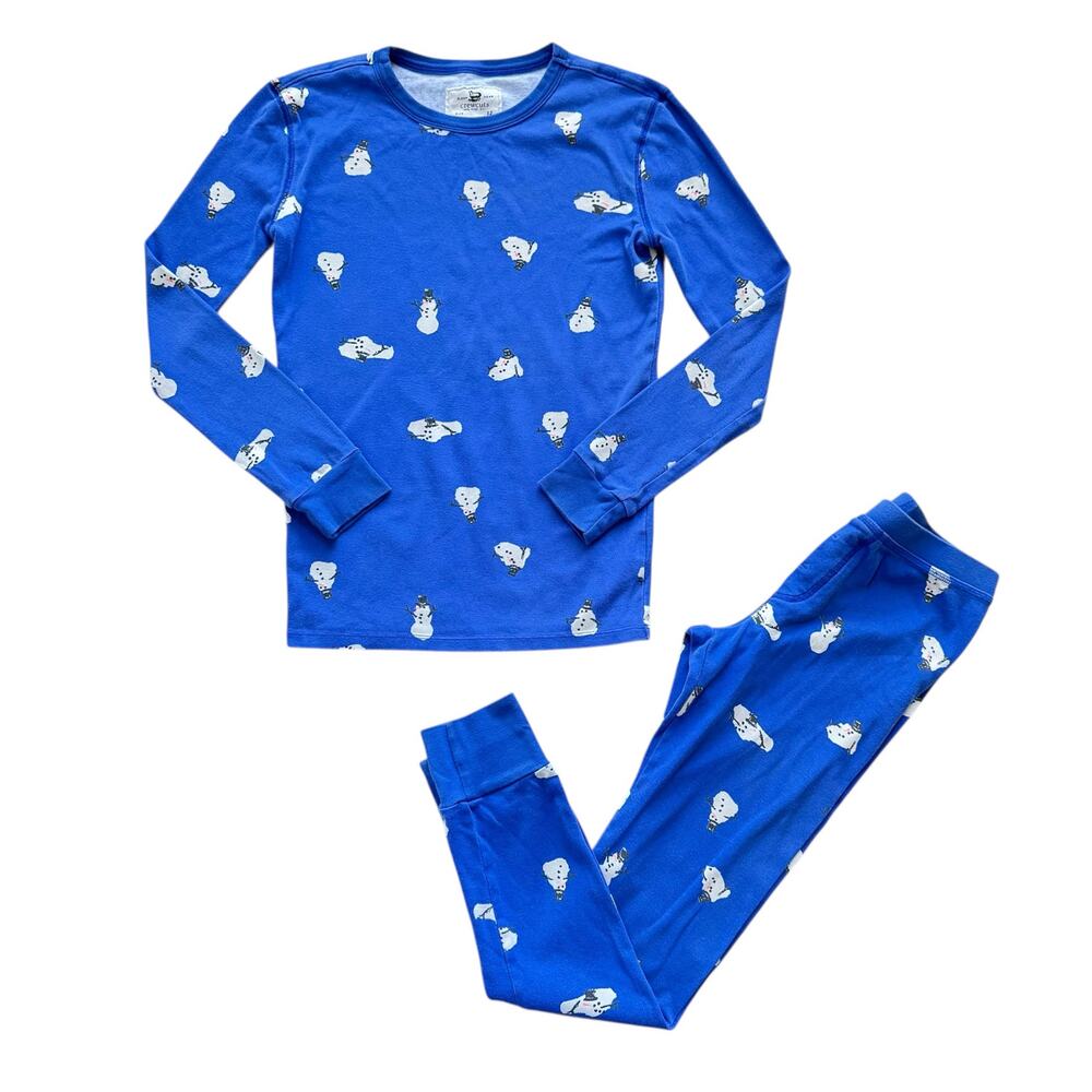 Crewcuts Melting Snowman Pajamas Size 12